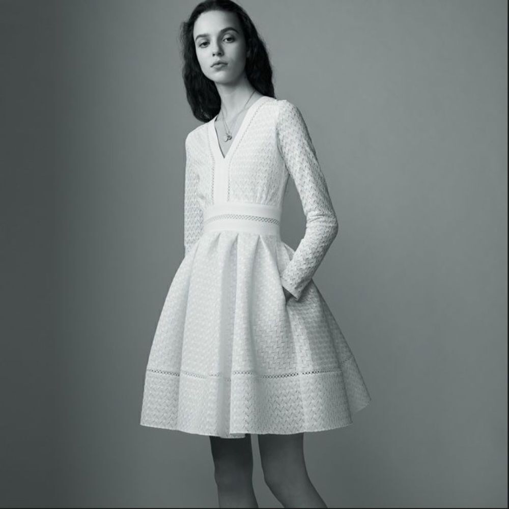💙 EUC Maje Rossignol Lace Dress - bridal shower! - Picture 5 of 7